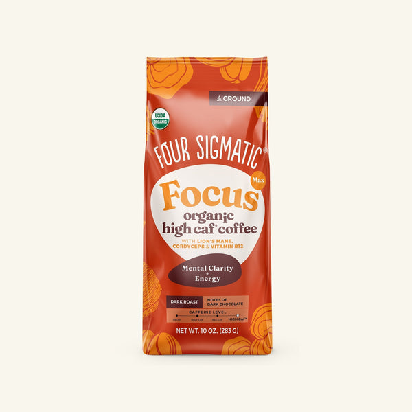 Focus Max High Caf Ground Coffee - Dark